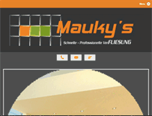 Tablet Screenshot of maukys.at